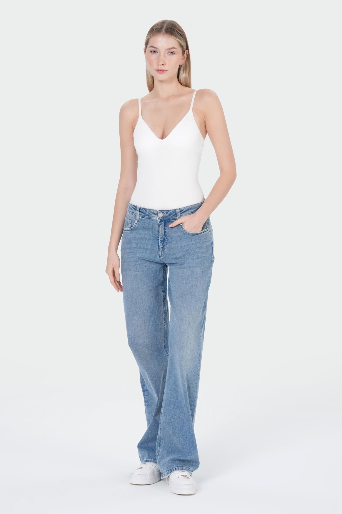 NICOLA Wide Leg | Light Blue