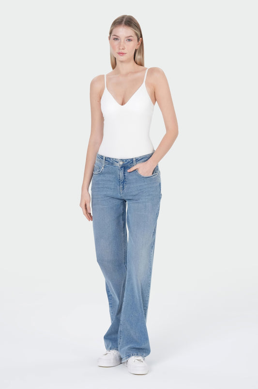 Nicola Wide Leg | Light Blue