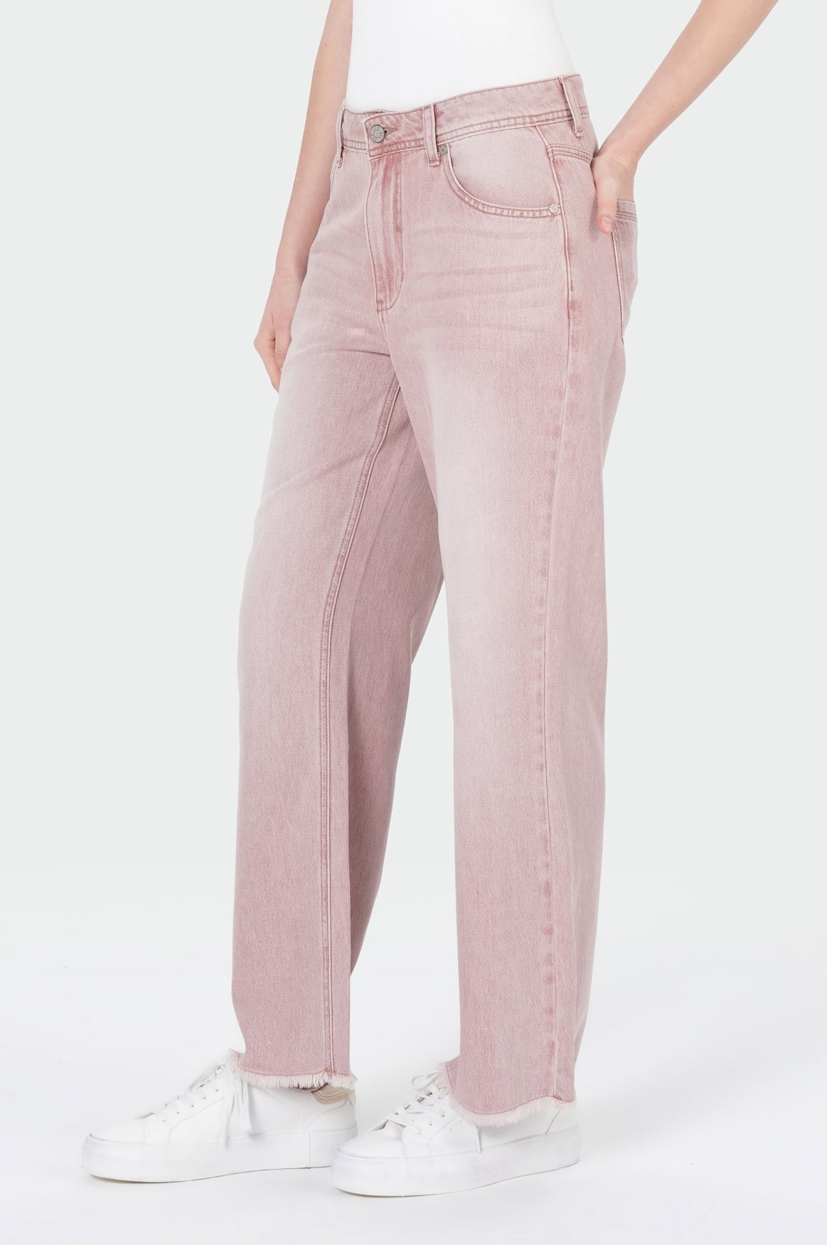 Nicola Wide Leg | Light Aurora Red