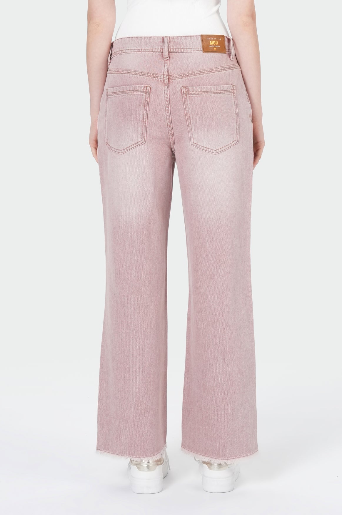 Nicola Wide Leg | Light Aurora Red