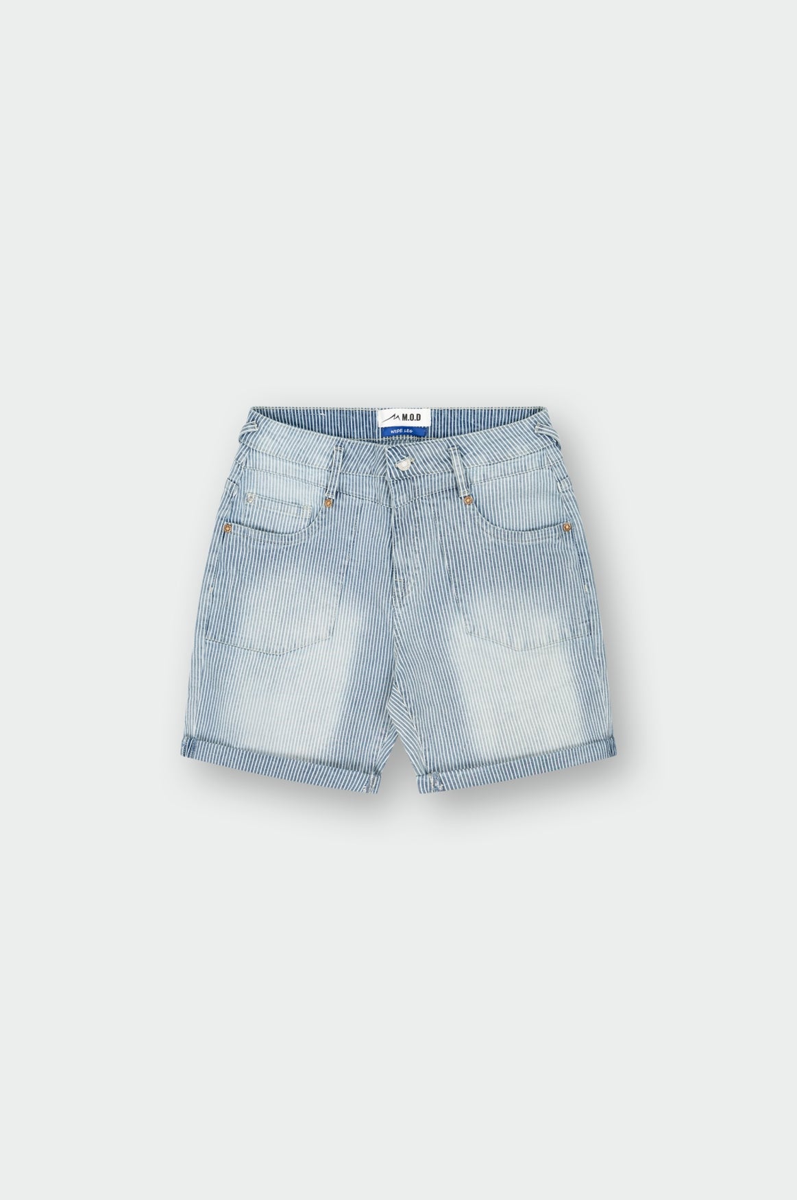 Nini Shorts | Stripe Denim