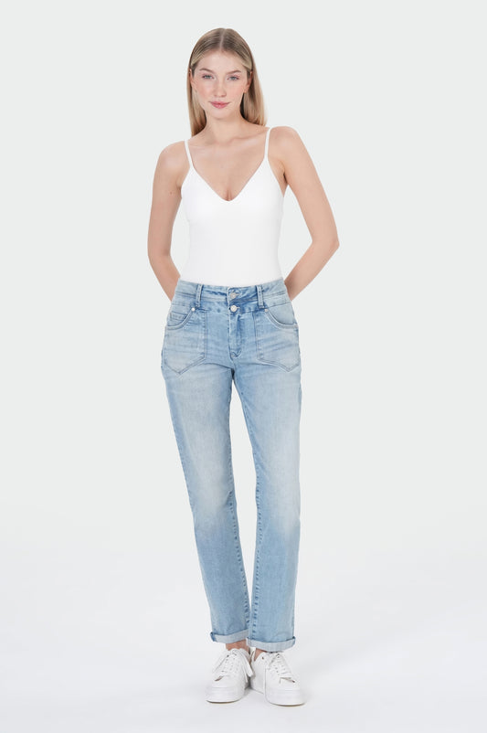 Peggy Comfort Straight | Famous Blue