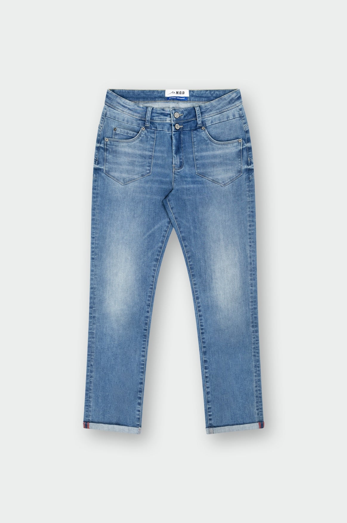 Peggy Comfort Straight | Font Blue