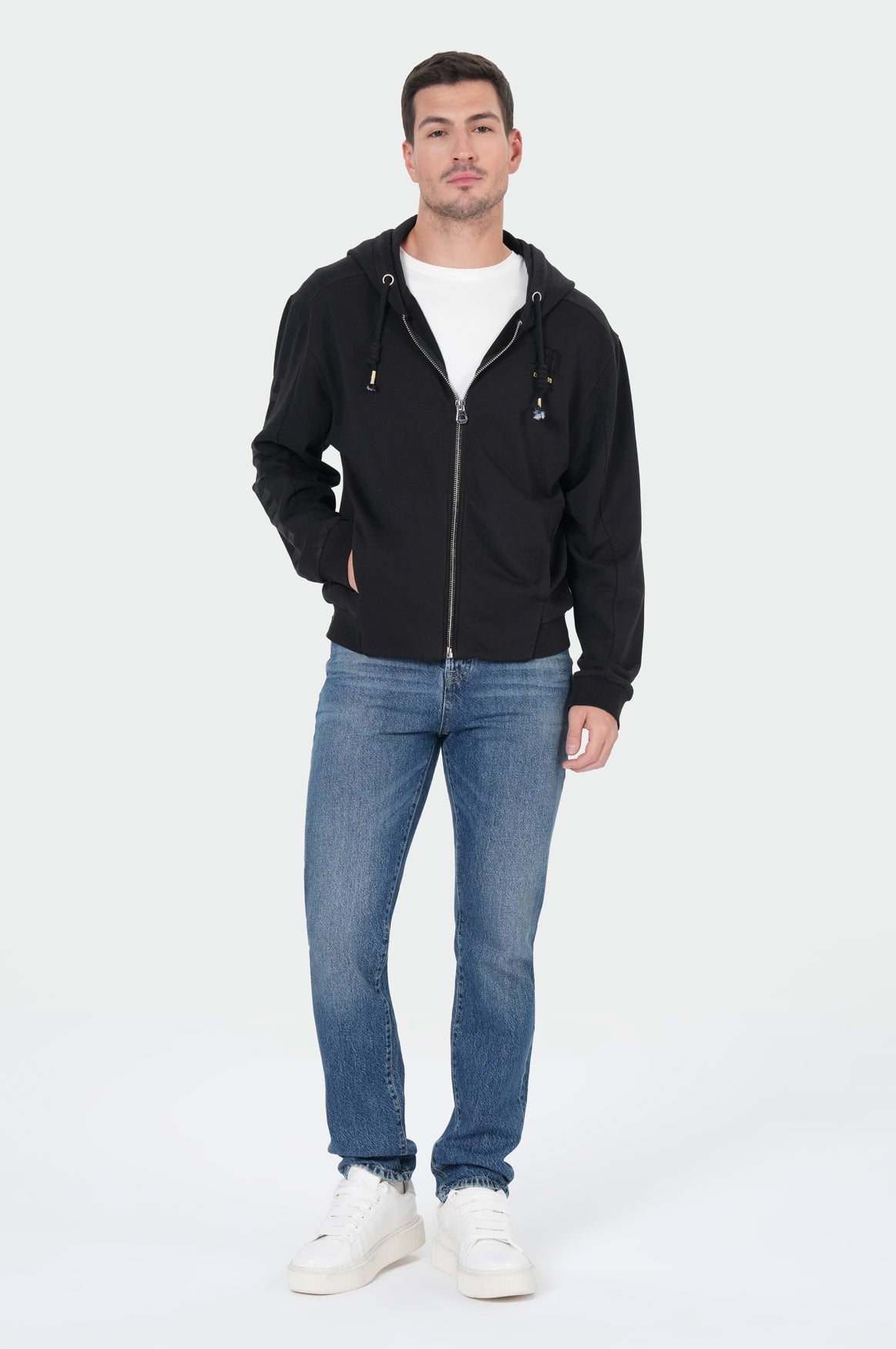 Scott Zip Hoody | Black
