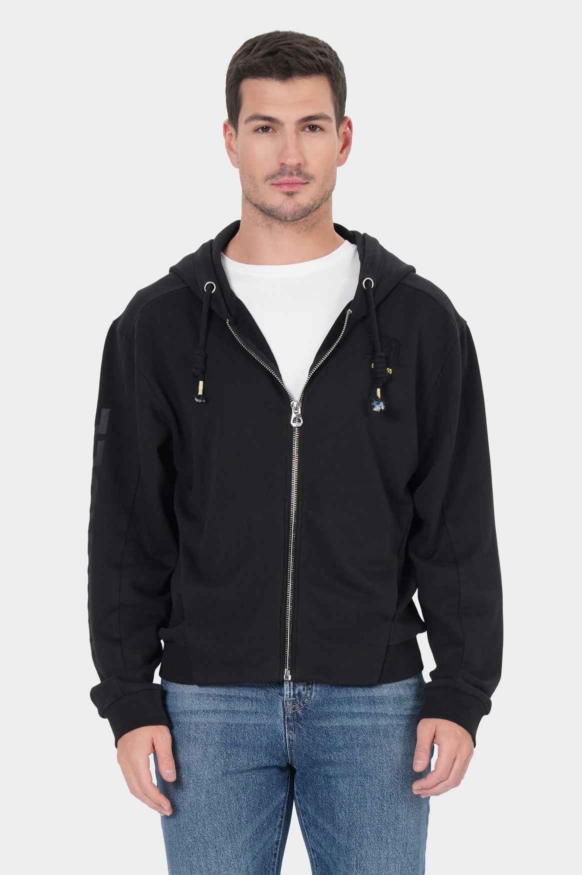 Scott Zip Hoody | Black