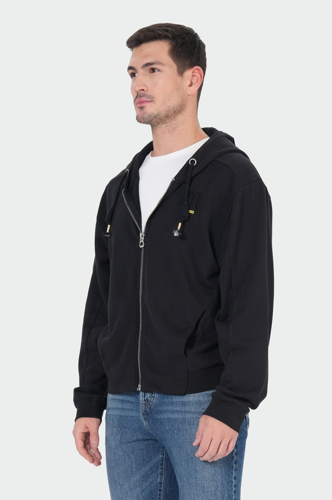 Scott Zip Hoody | Black