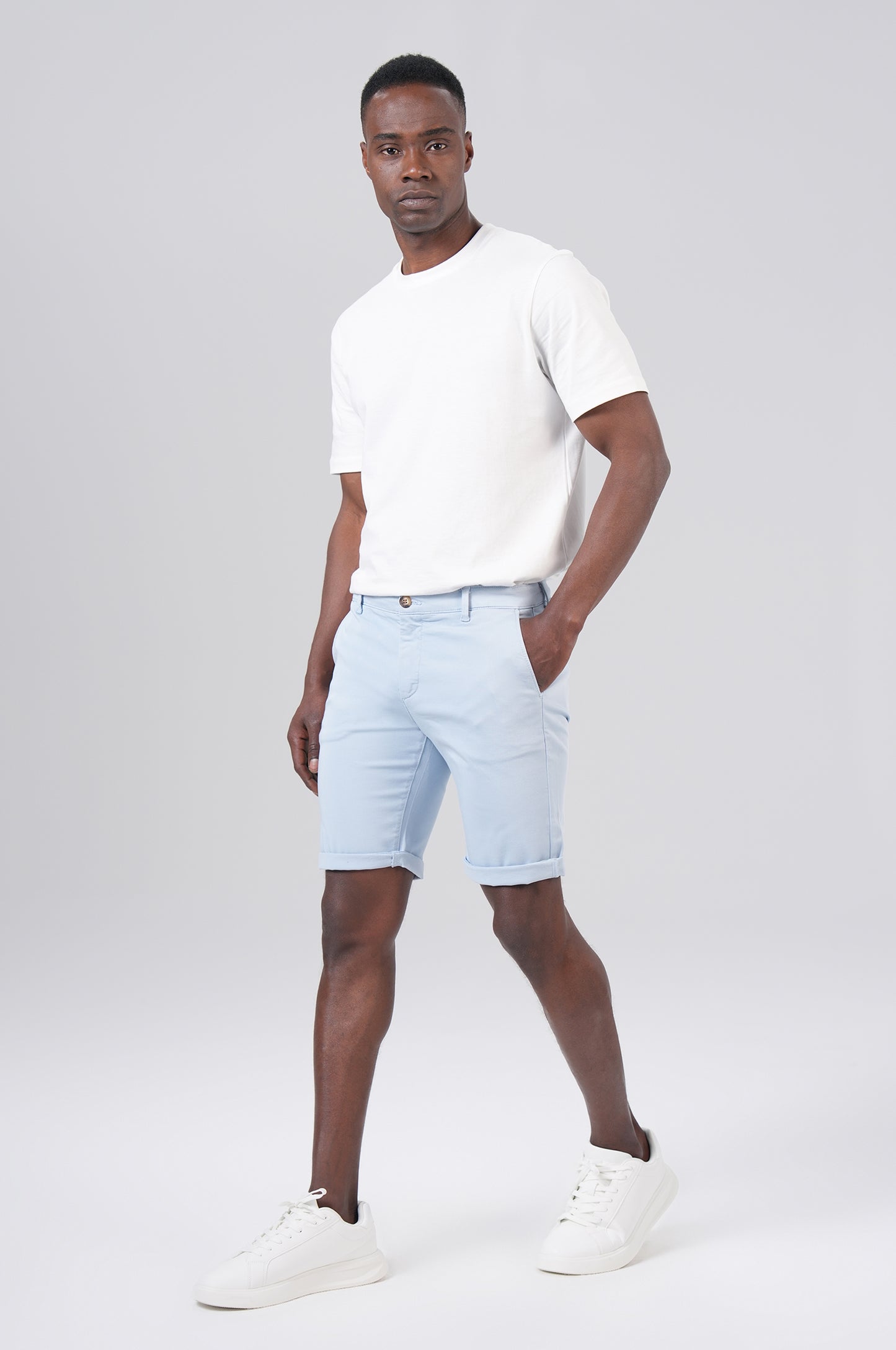 Hector Chino Shorts - Soft Blue