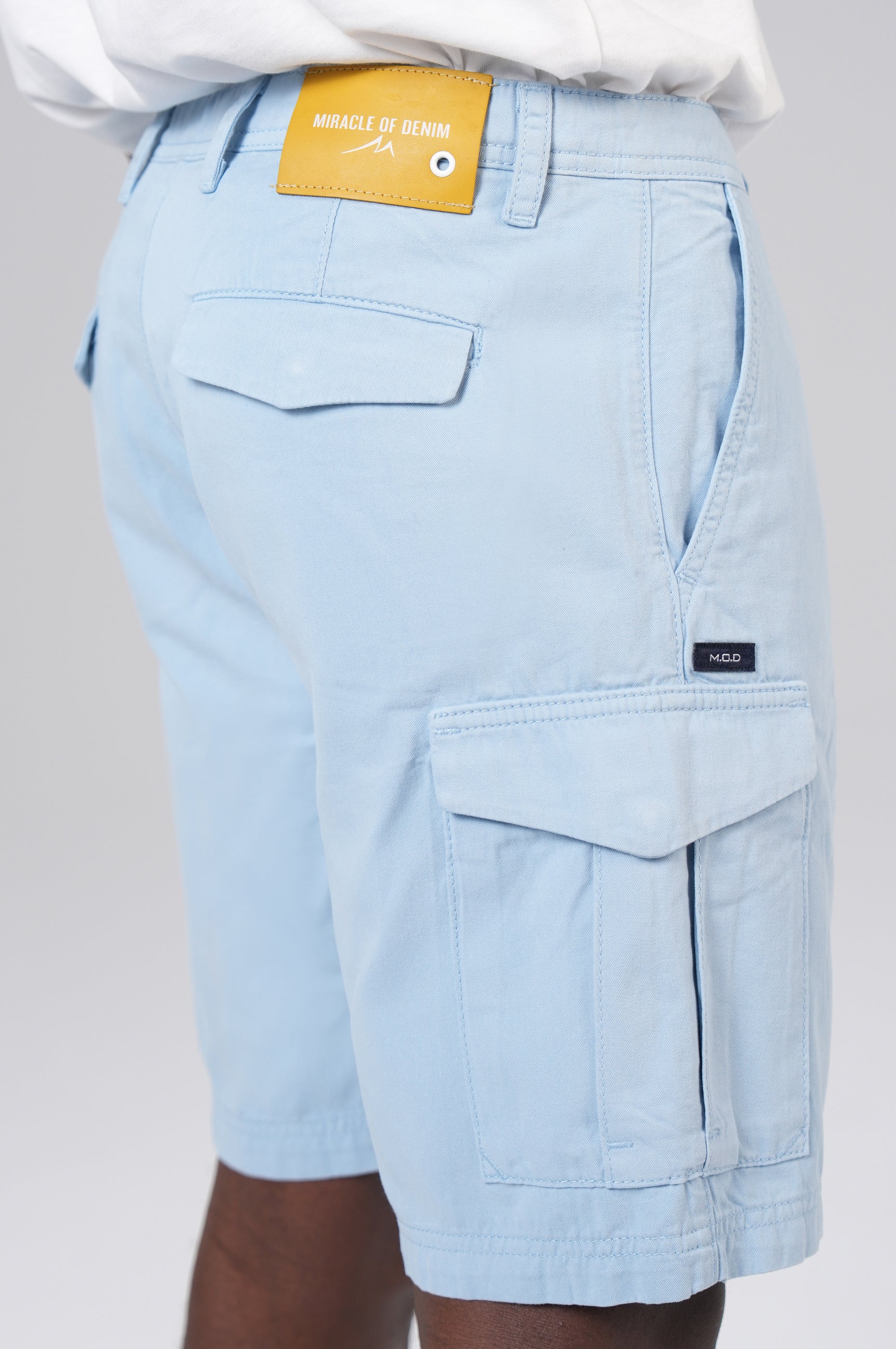 Elliot Cargo Shorts - M.O.D - Soft Blue - 4