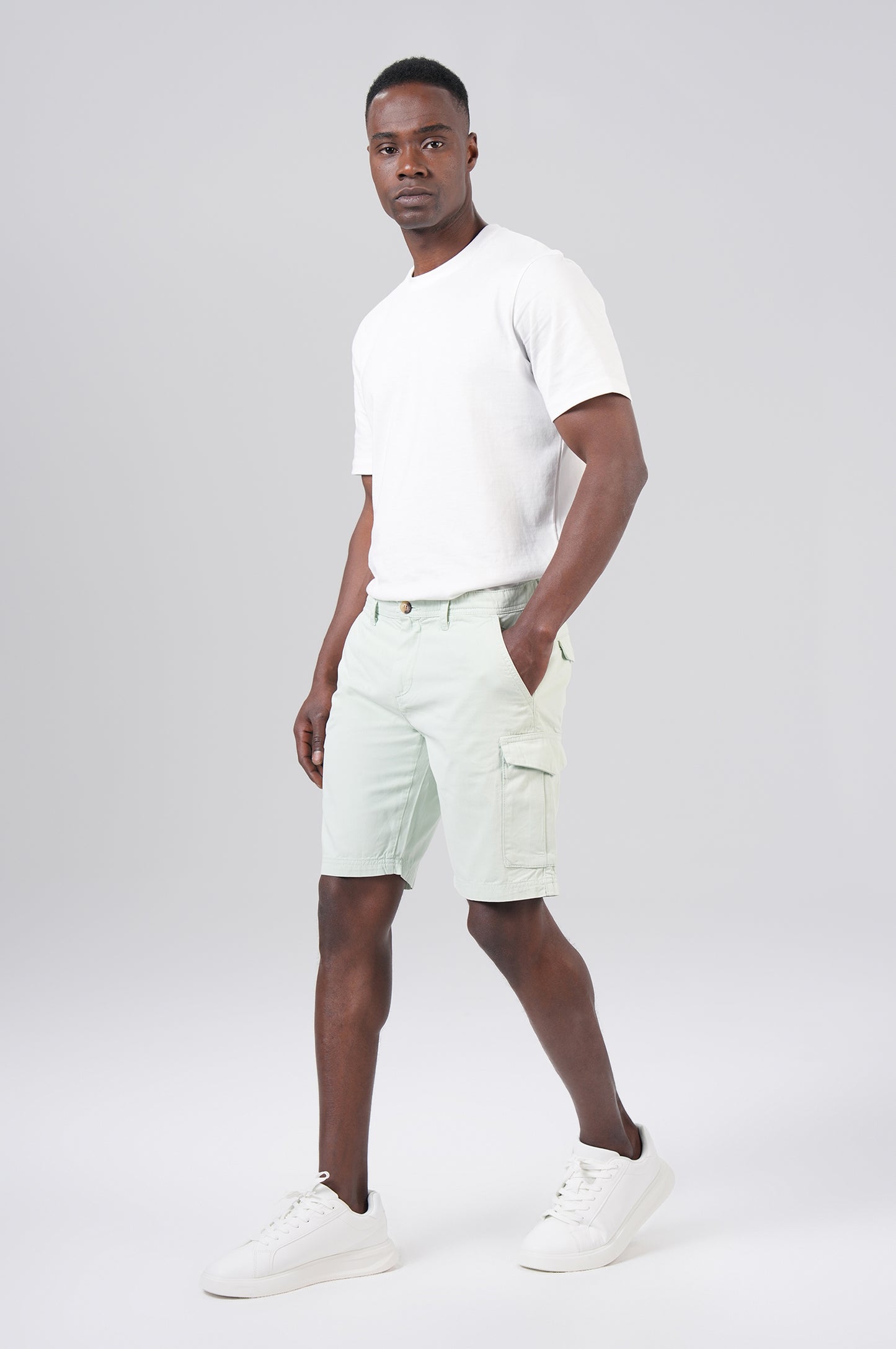 Elliot Cargo Shorts - Soft Mint