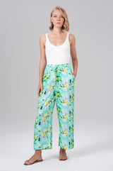 Viola Wide Leg | Soft Mint Allover