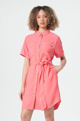 Ladies Dress | Sunset Coral