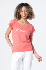 T-Shirt Women | Sunset Coral