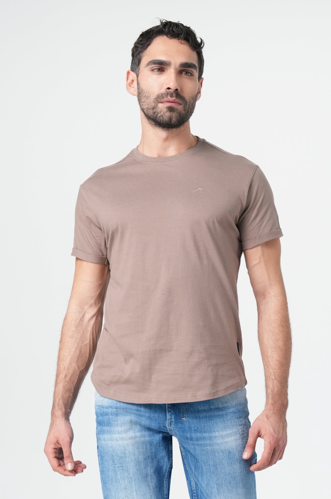 Basic T-Shirt Men | Taupe