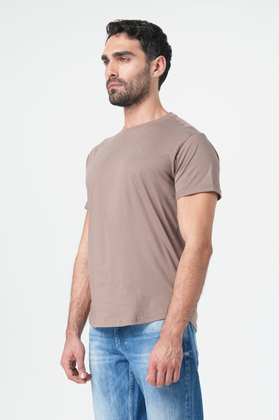Basic T-Shirt Men | Taupe