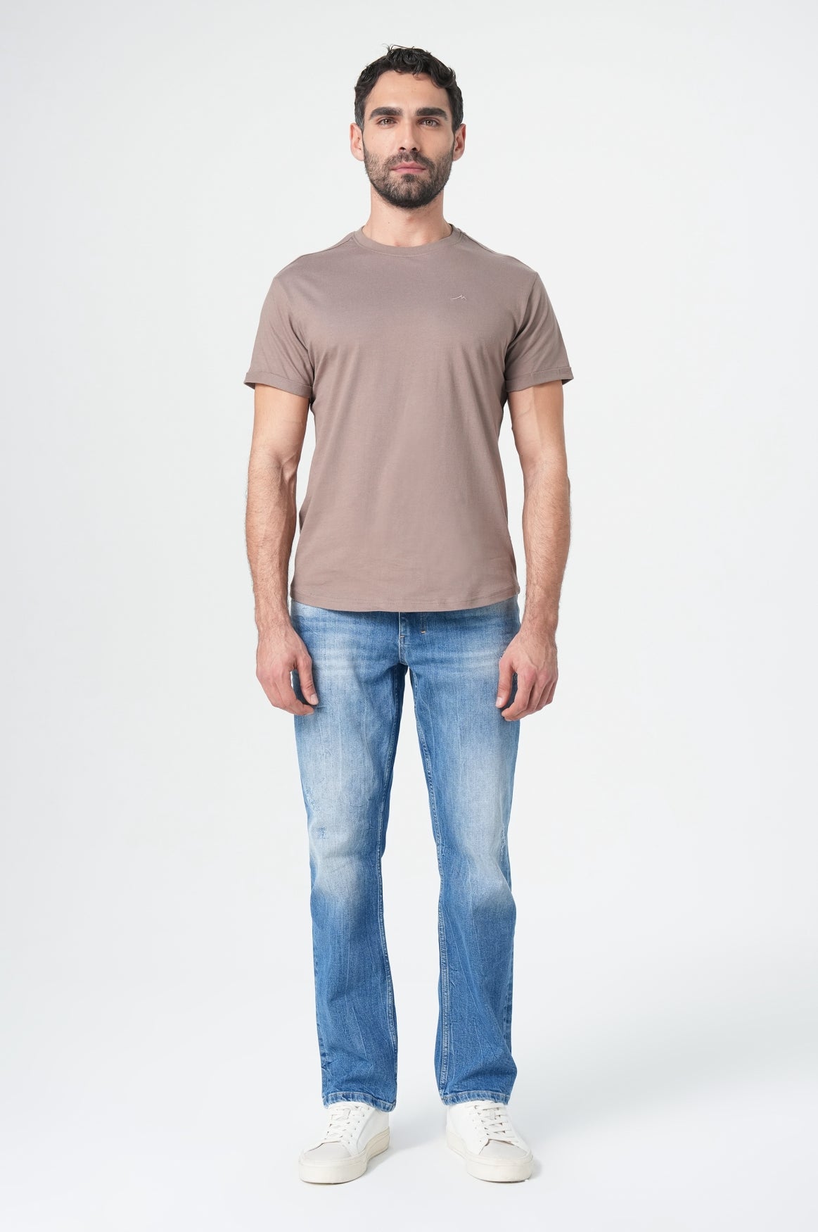 Basic T-Shirt Men | Taupe
