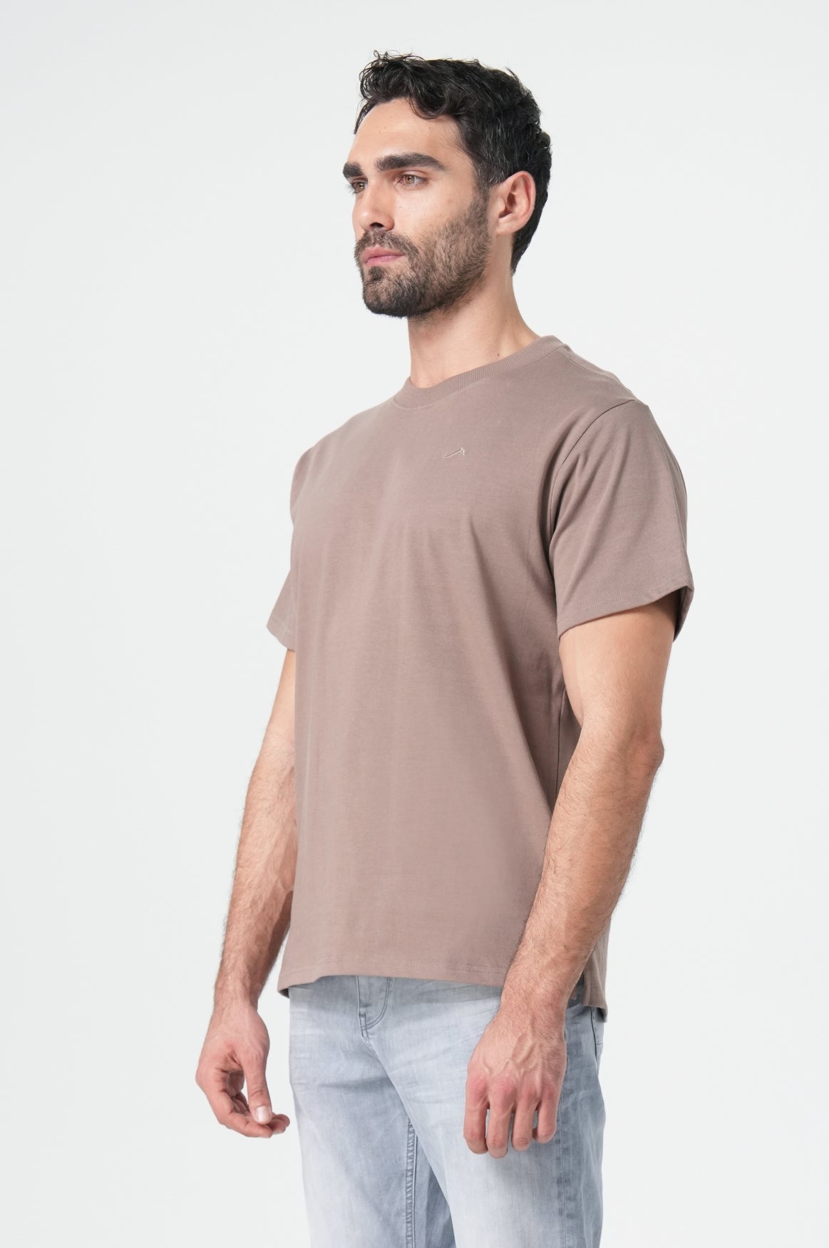 Basic T-Shirt Men | Taupe