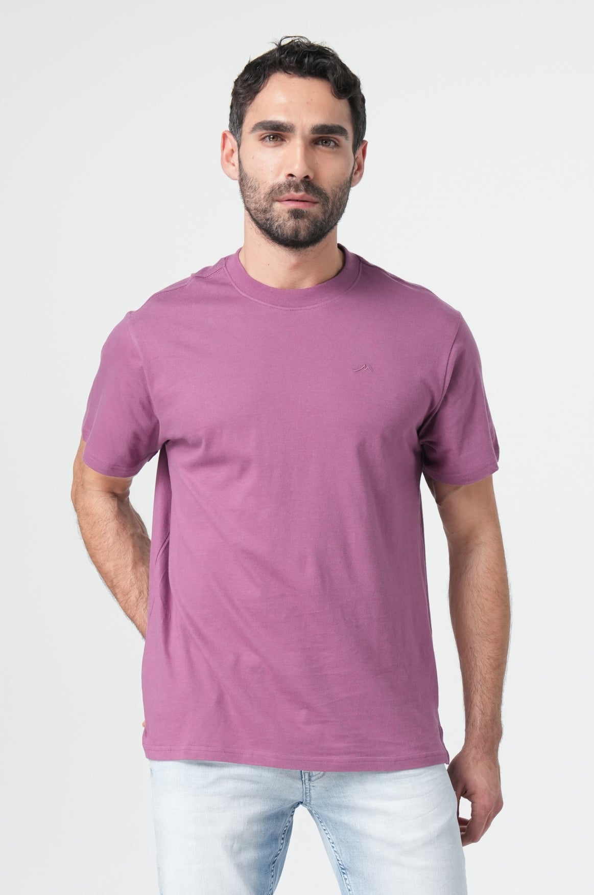 Basic T-Shirt Men | Mauve Hazel