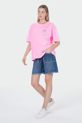 Abba T-Shirt | Neon Pink