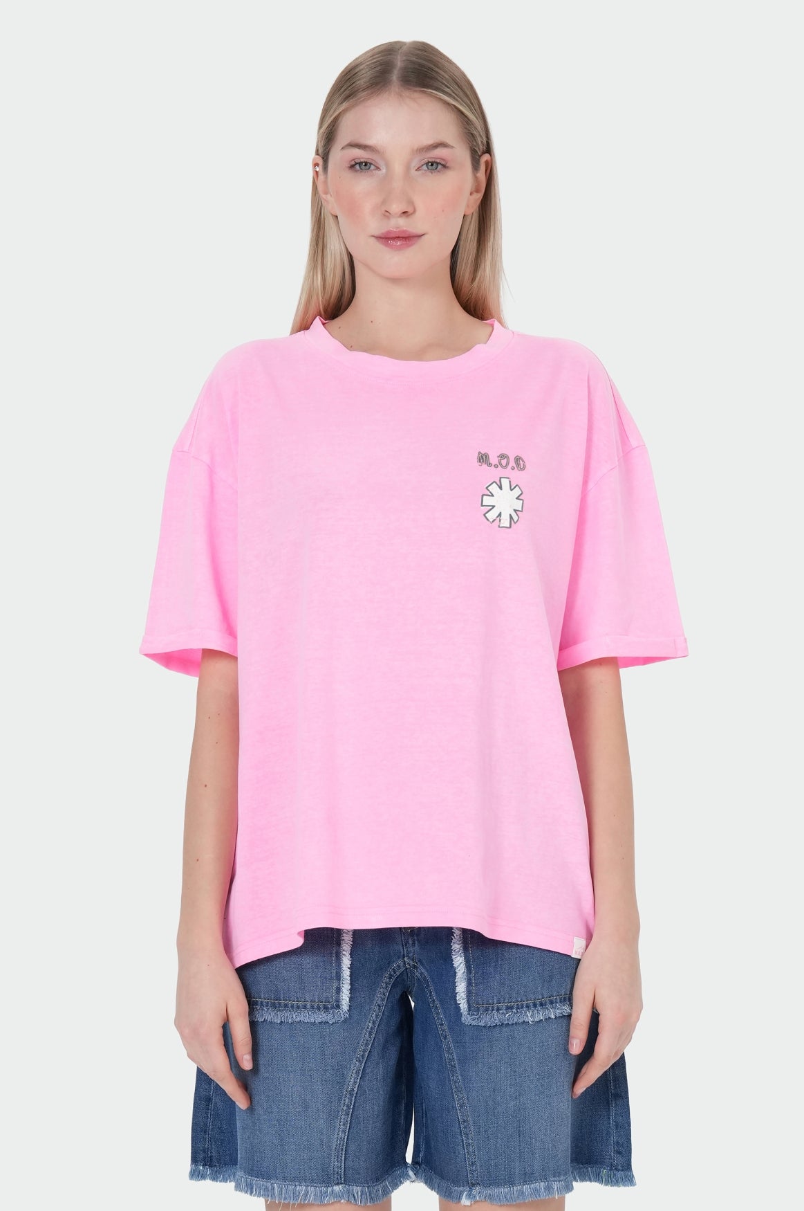 Abba T-Shirt | Neon Pink