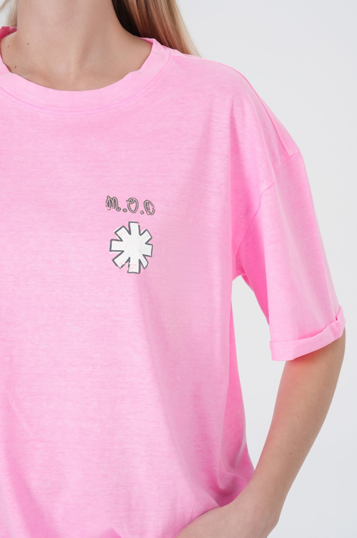 Abba T-Shirt | Neon Pink