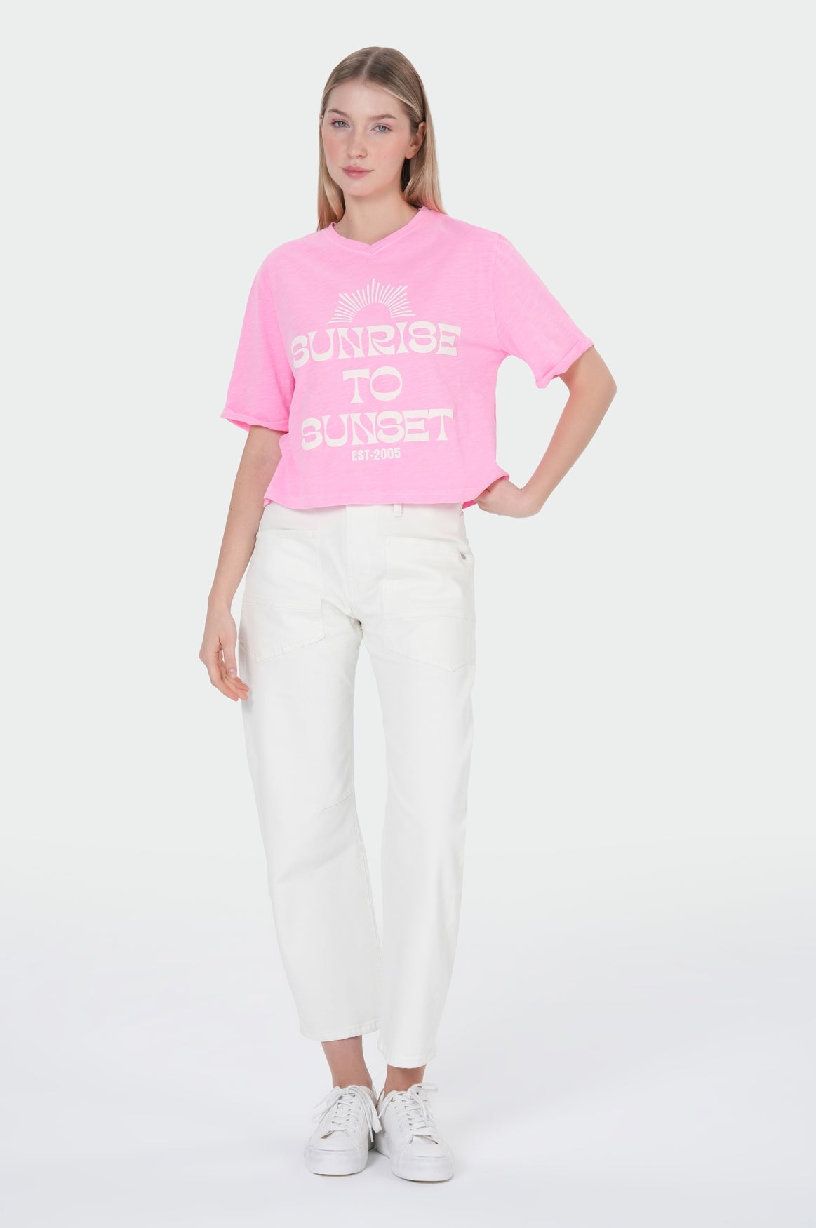 Allison T-Shirt | Neon Pink