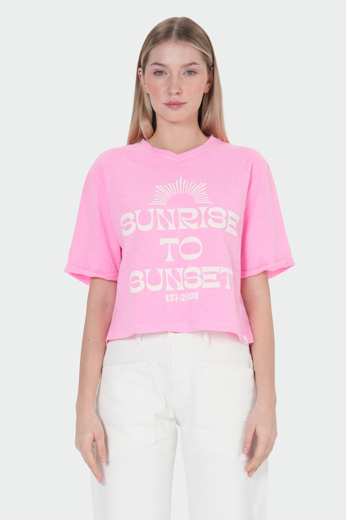 Allison T-Shirt | Neon Pink