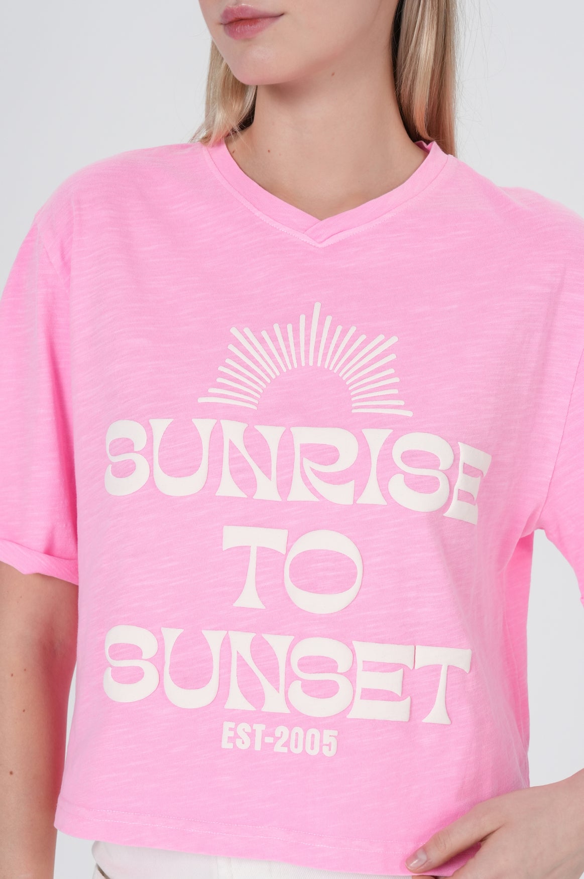 Allison T-Shirt | Neon Pink