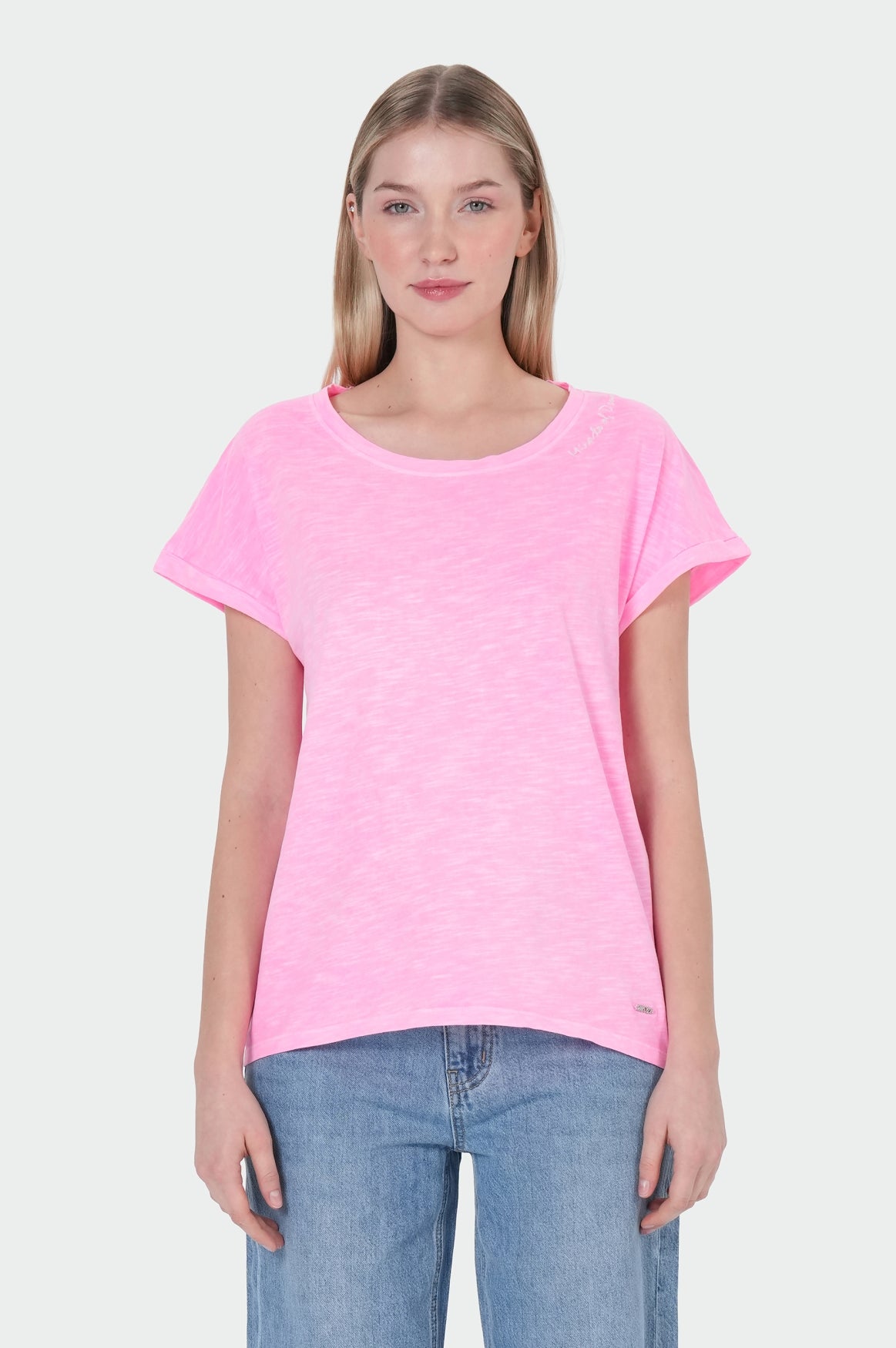 Anna T-Shirt | Neon Pink