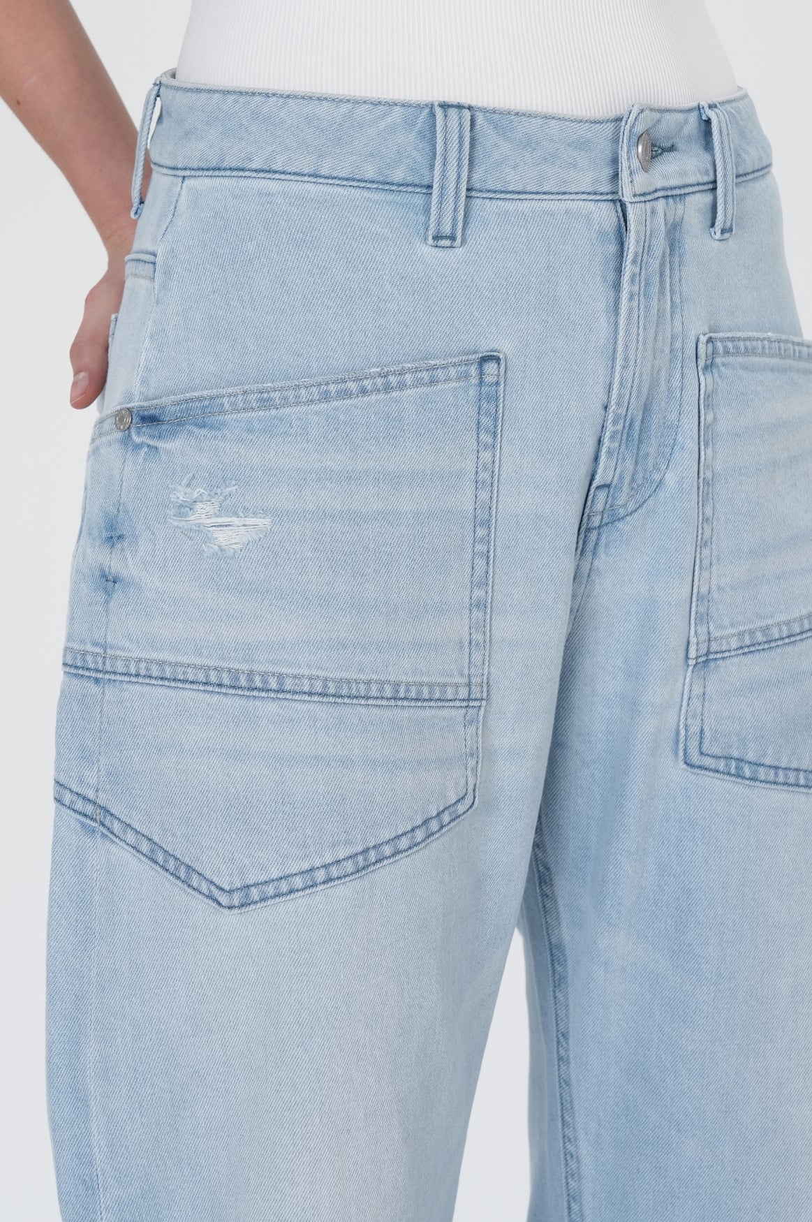 Clara Barrel | Fossil Blue