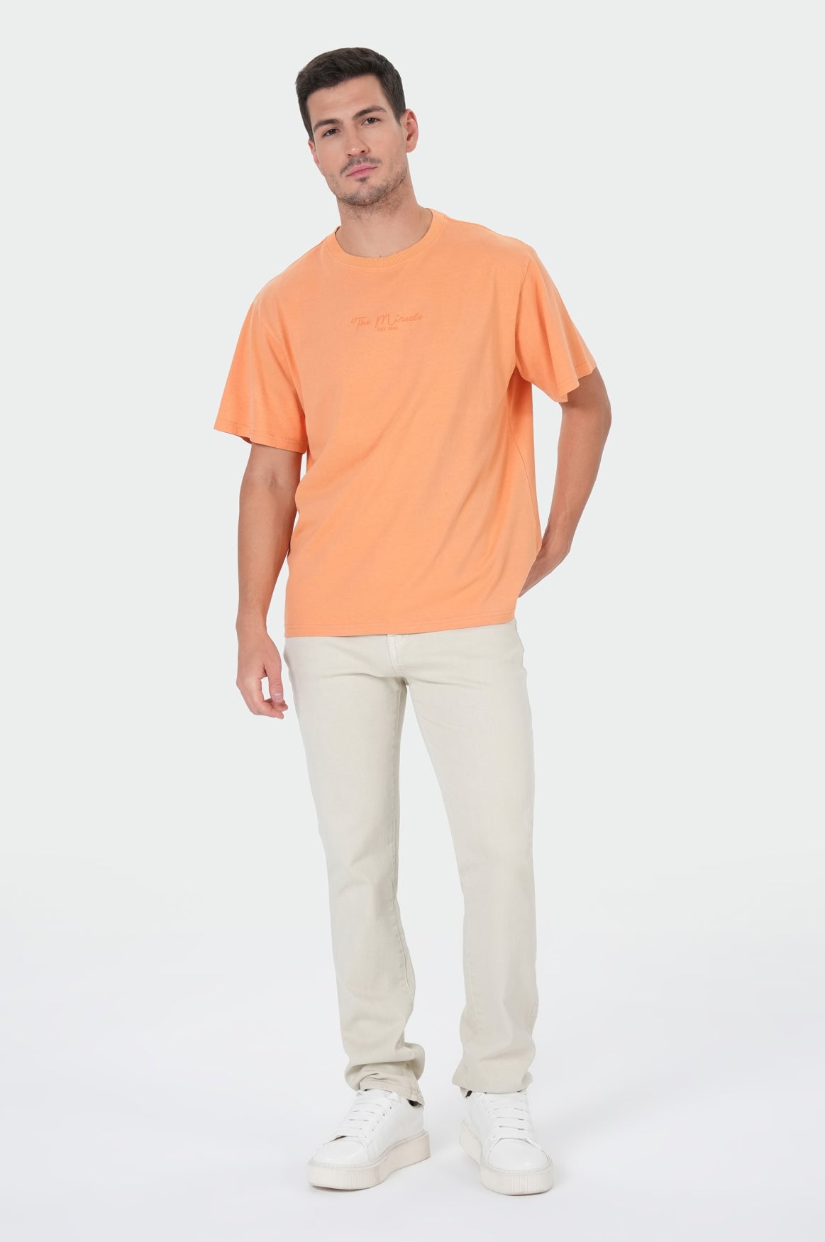 EDISON T-Shirt | Tan Orange