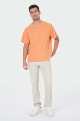 EDISON T-Shirt. | Tan Orange