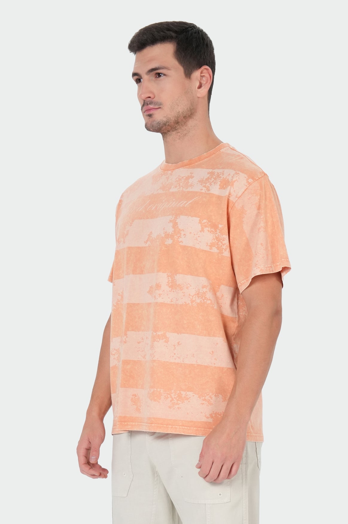 Elf T-Shirt | Tan Orange Stripe