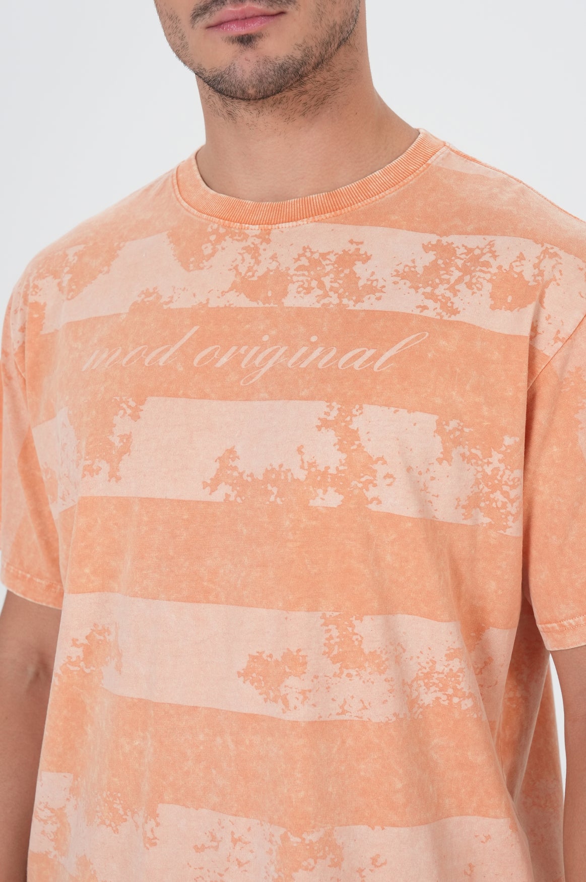 Elf T-Shirt | Tan Orange Stripe