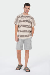 Elf T-Shirt | Oxford Tan Stripe