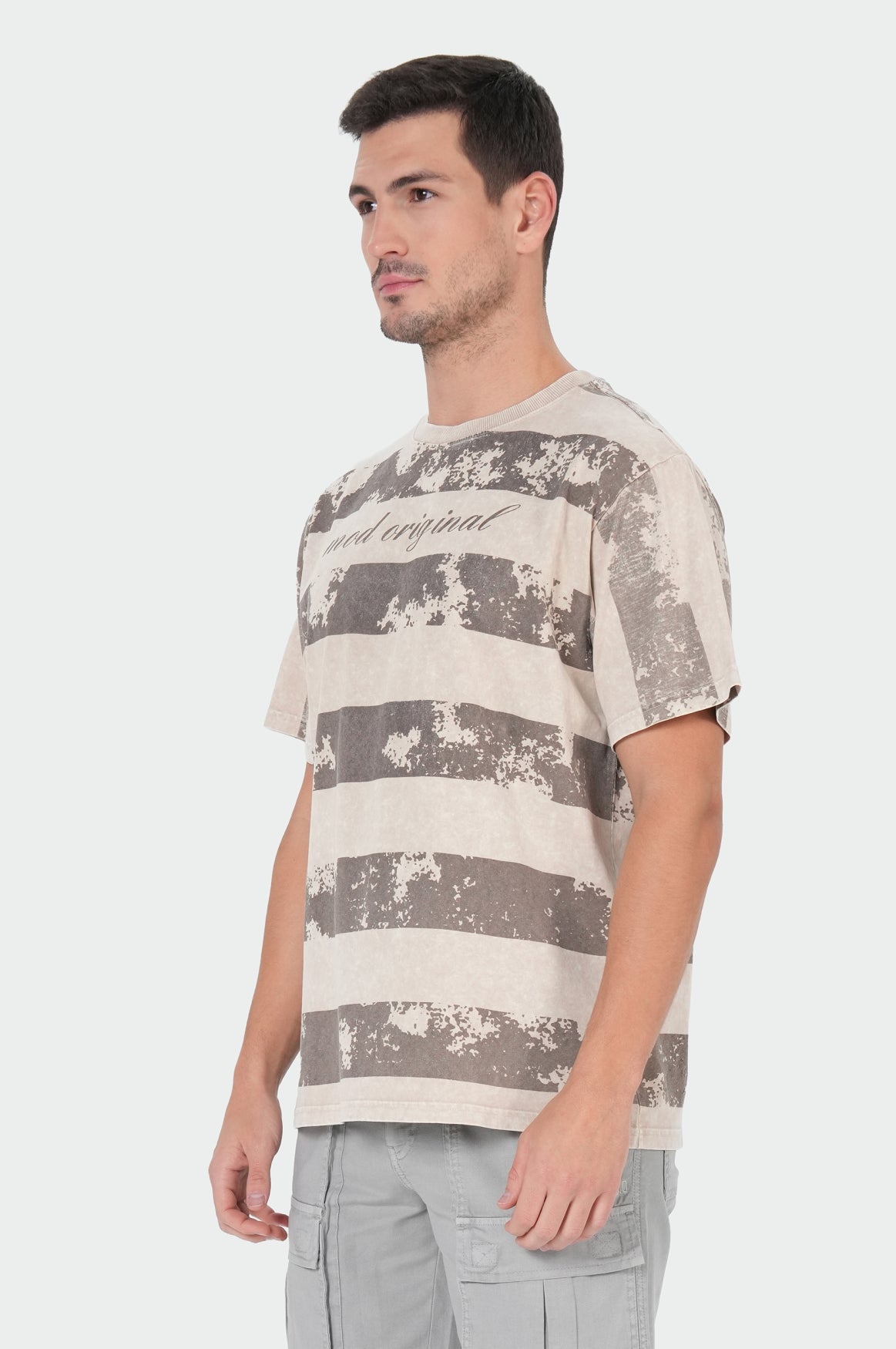 Elf T-Shirt | Oxford Tan Stripe