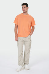 Erik T-Shirt. | Tan Orange
