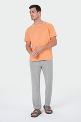 LEO T-Shirt. | Tan Orange