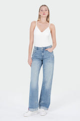 Nicola Wide Leg | Embroidery Allover