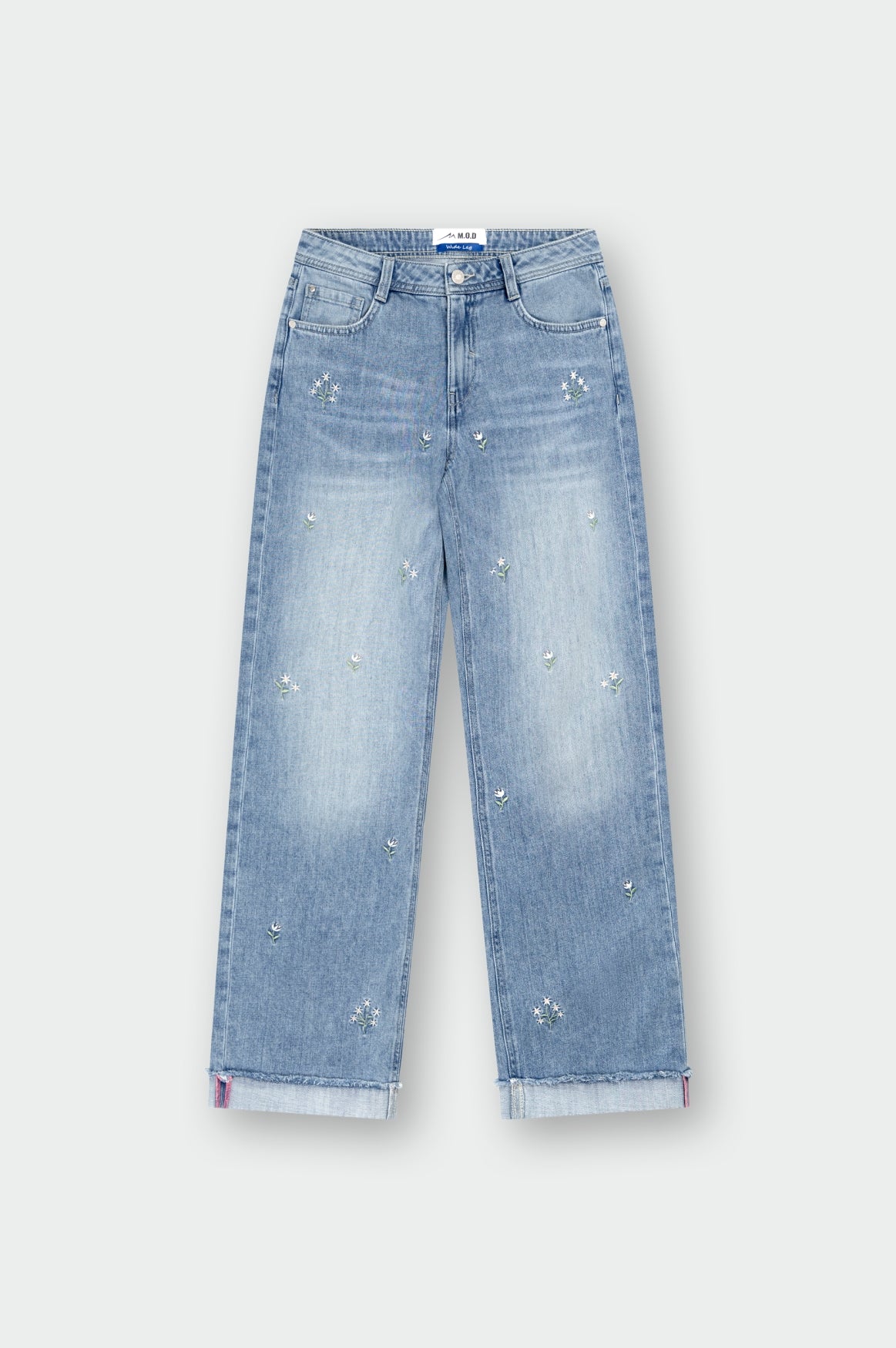 Nicola Wide Leg | Embroidery Allover