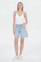Vera Shorts | Fig Blue