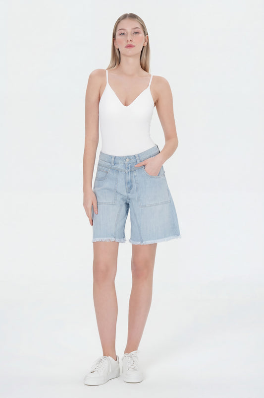 Vera Shorts | Fig Blue