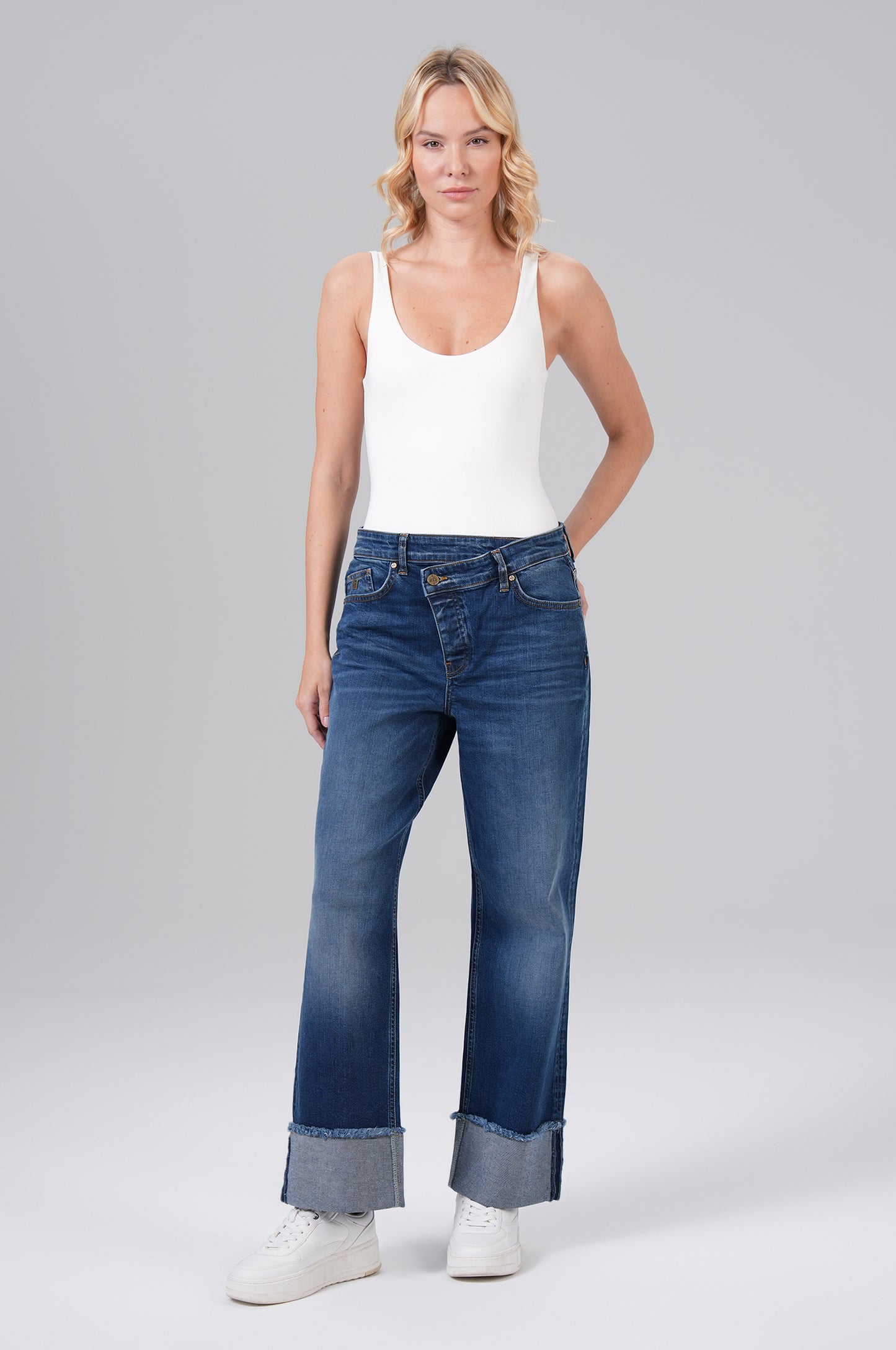 Nubia Wide Leg - Cowgirl Blue