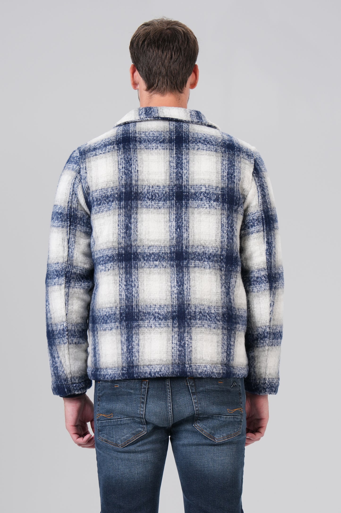 Men Jacket - M.O.D - Blue Check - 3