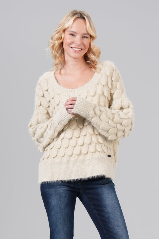 Women Pullover - M.O.D - Beige - 1