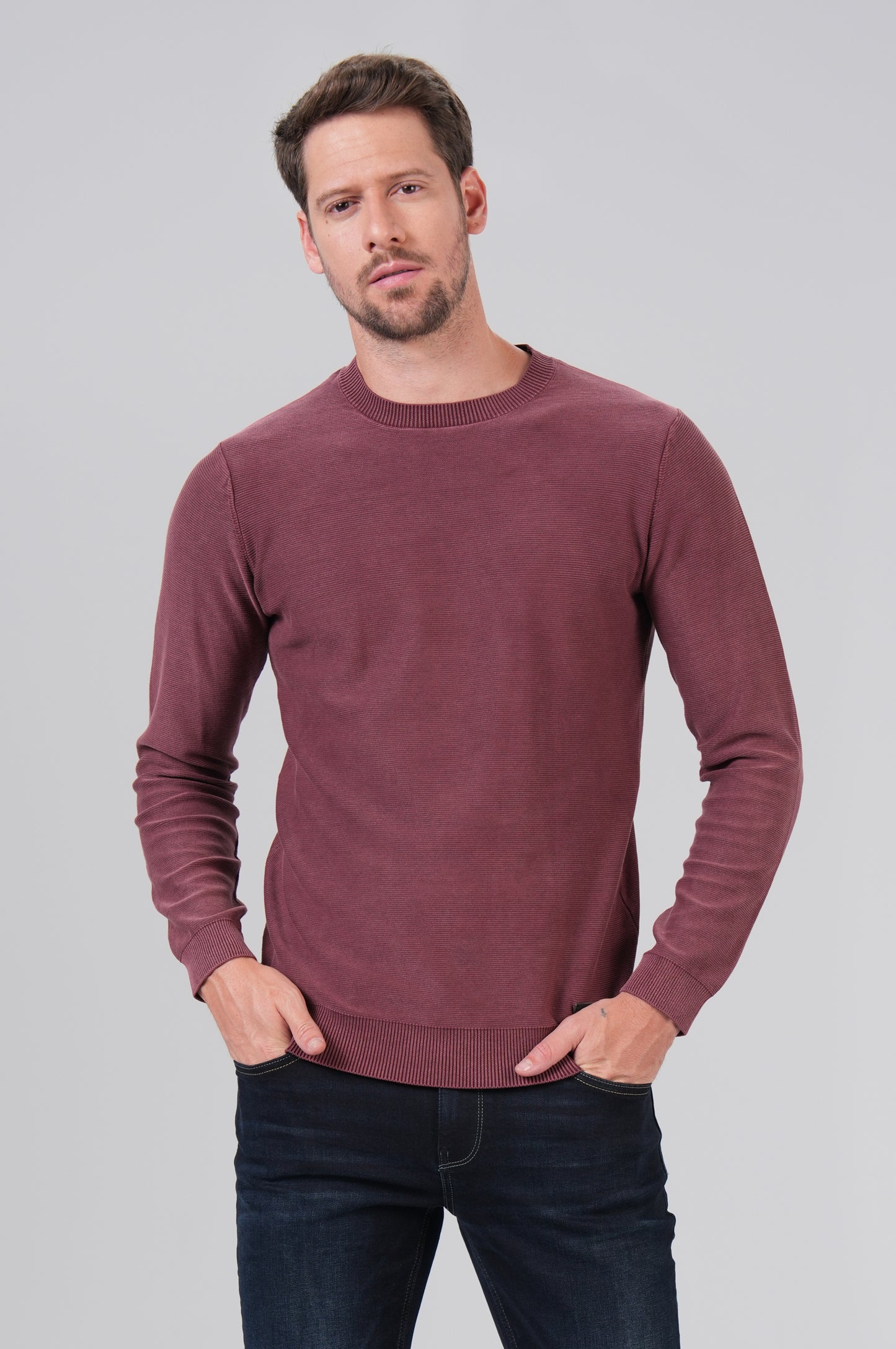 Pullover Men - M.O.D - Burgundy - 1