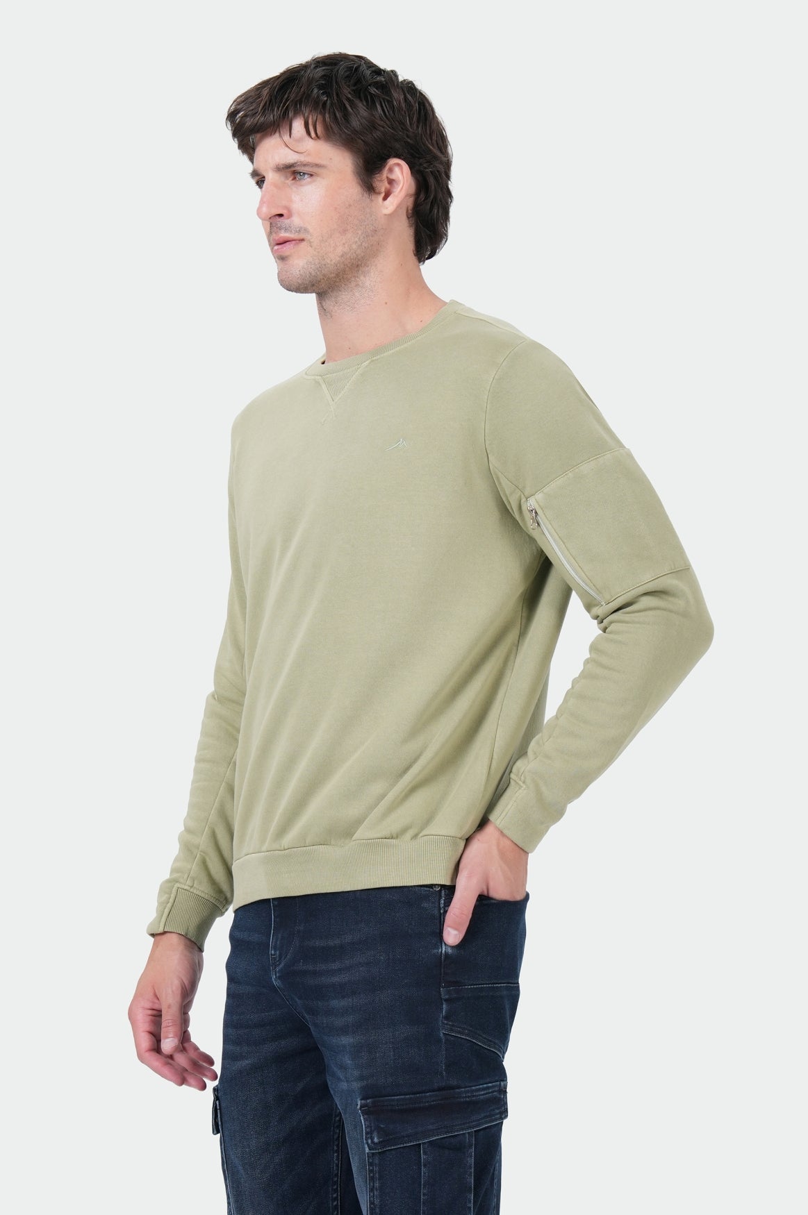 Finn Sweatshirt | Gray Green