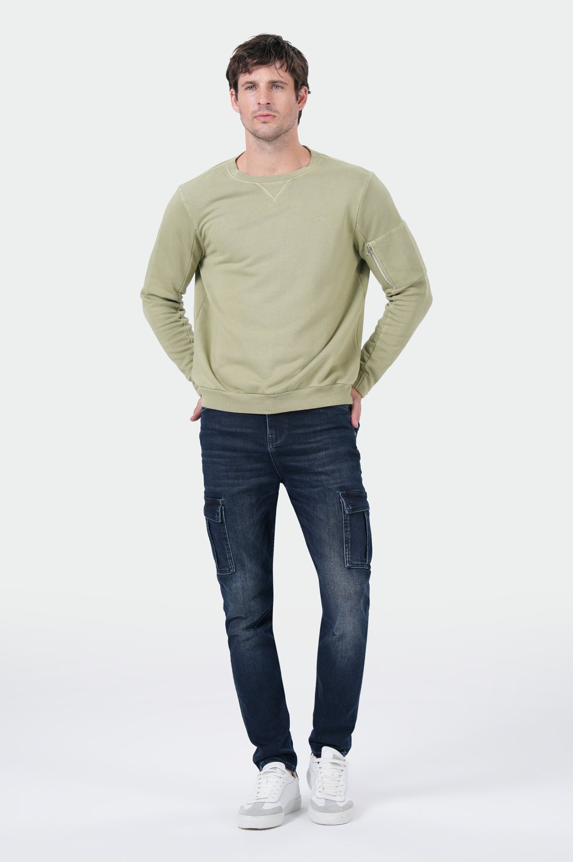 Finn Sweatshirt | Gray Green