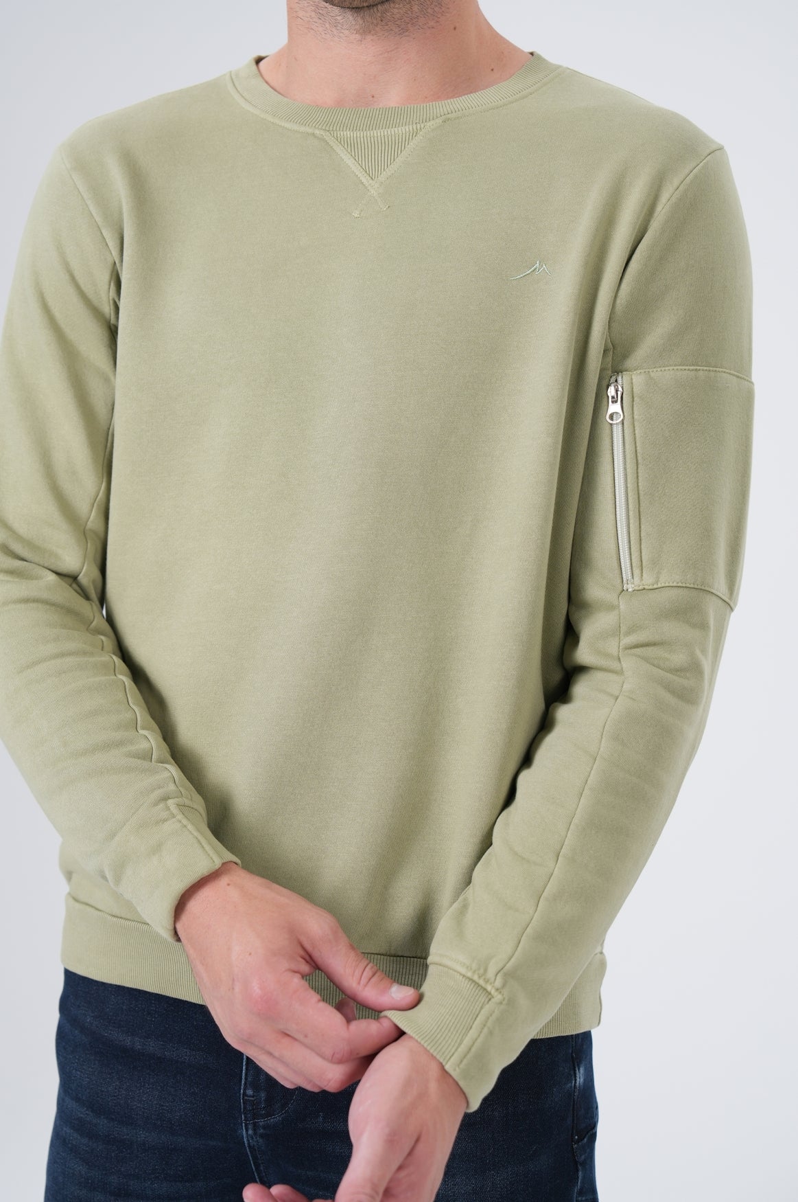 Finn Sweatshirt | Gray Green