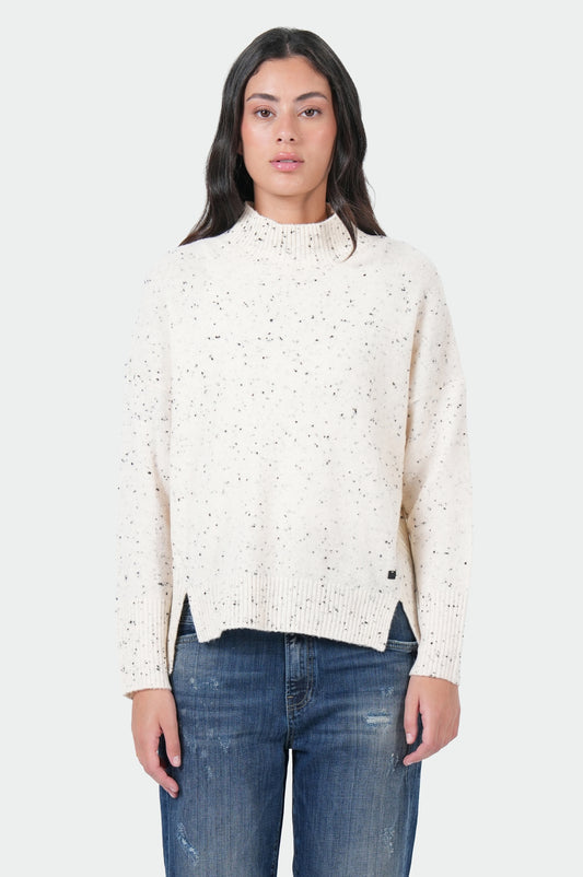 Maja Pullover | White Asparagus Melange