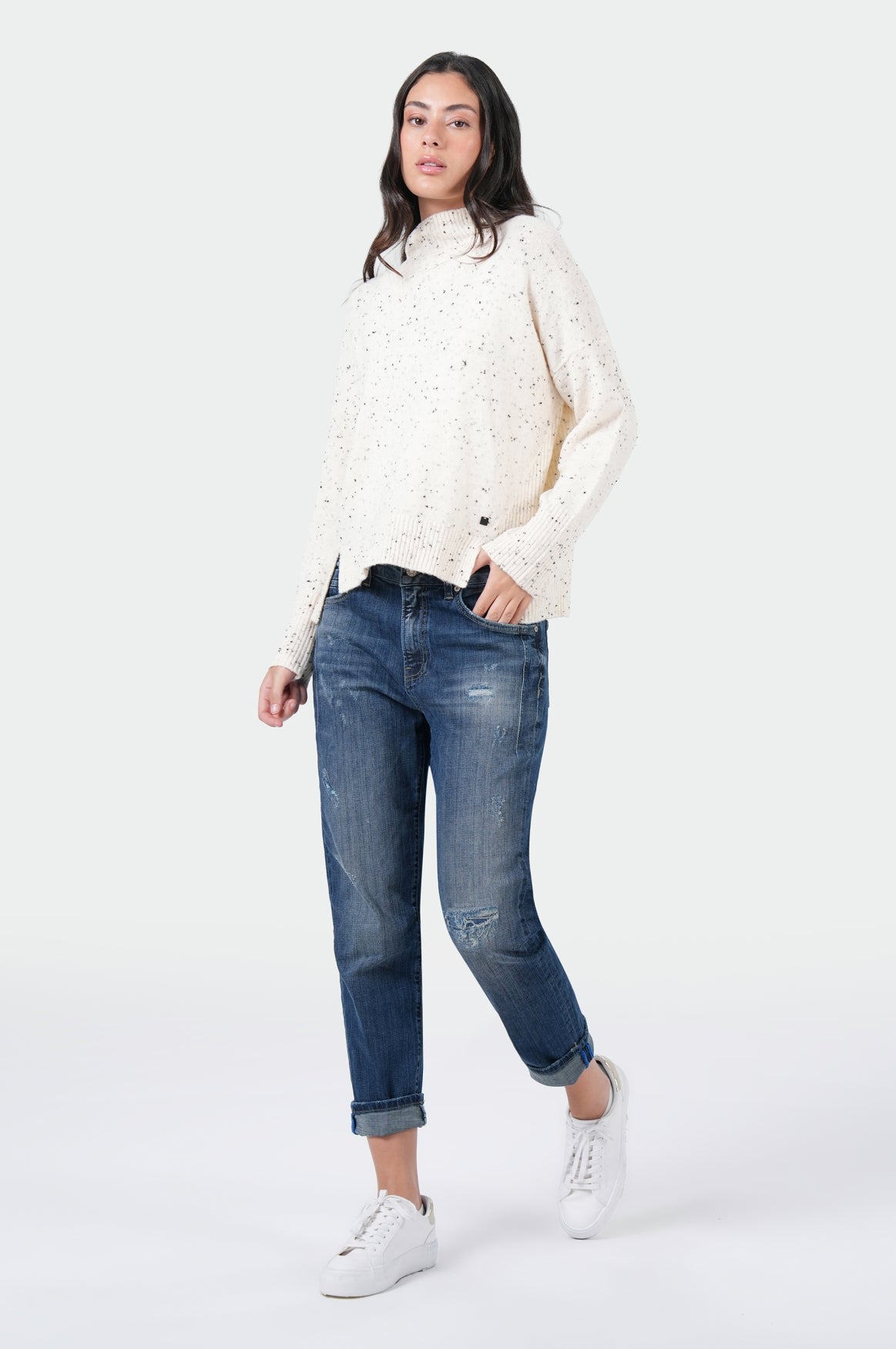 Maja Pullover | White Asparagus Melange